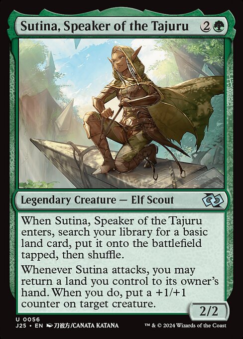 Sutina, Speaker of the Tajuru — Foundations Jumpstart 56