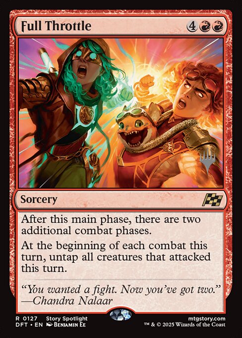 Full Throttle — Aetherdrift Promos 127p