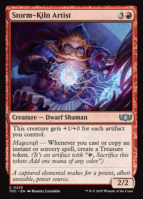 Artista da Fornalha Tempestuosa — Tarkir: Dragonstorm Commander 235