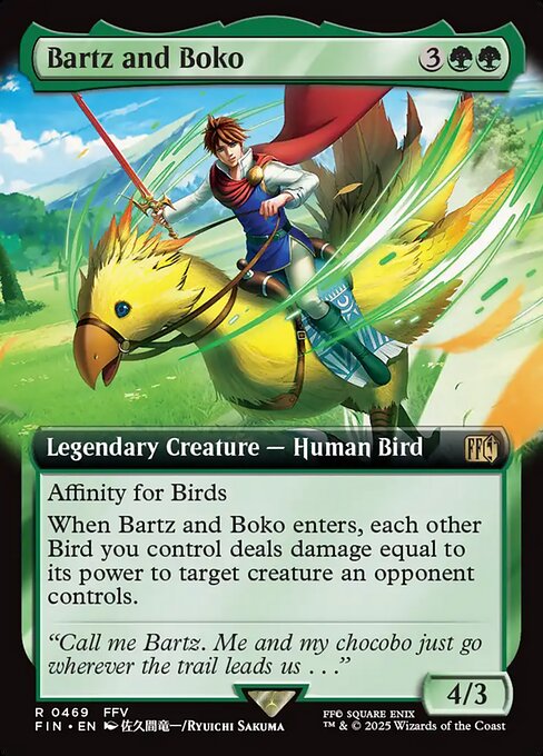 Bartz and Boko — Final Fantasy 469