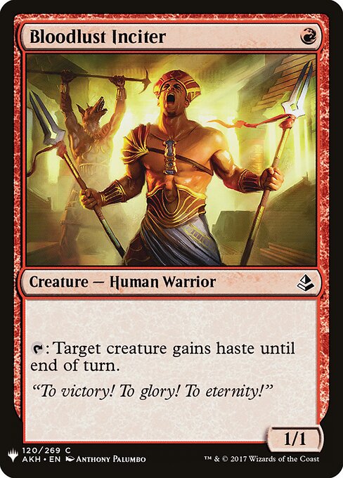 Incitador da Sede de Sangue — The List AKH-120