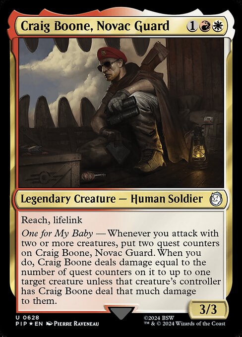 Craig Boone, Novac Guard — Fallout 628
