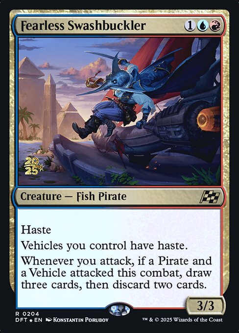 Fearless Swashbuckler — Aetherdrift Promos 204s