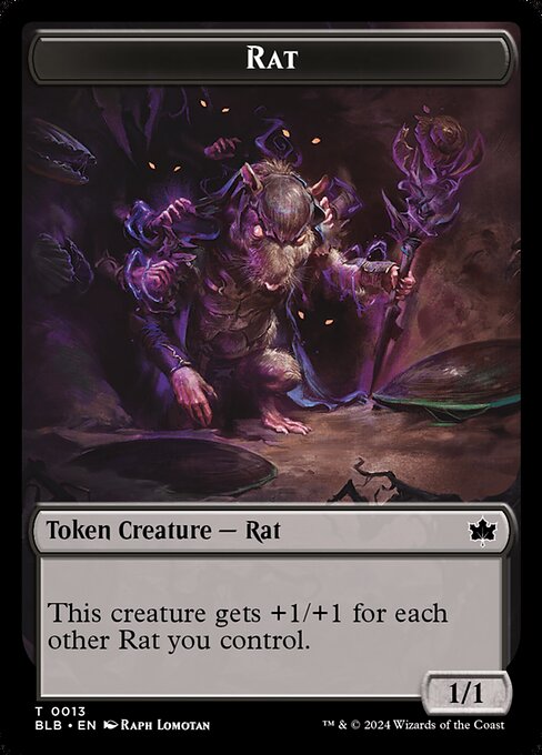 Rat — Bloomburrow Tokens 13