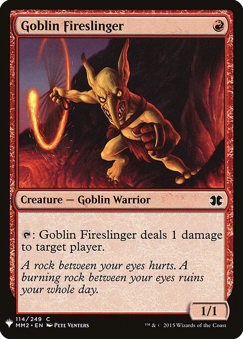 Goblin Atirador de Fogo — The List MM2-114