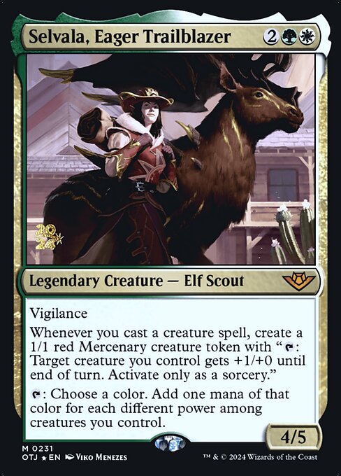 Selvala, Desbravadora Ávida — Outlaws of Thunder Junction Promos 231s
