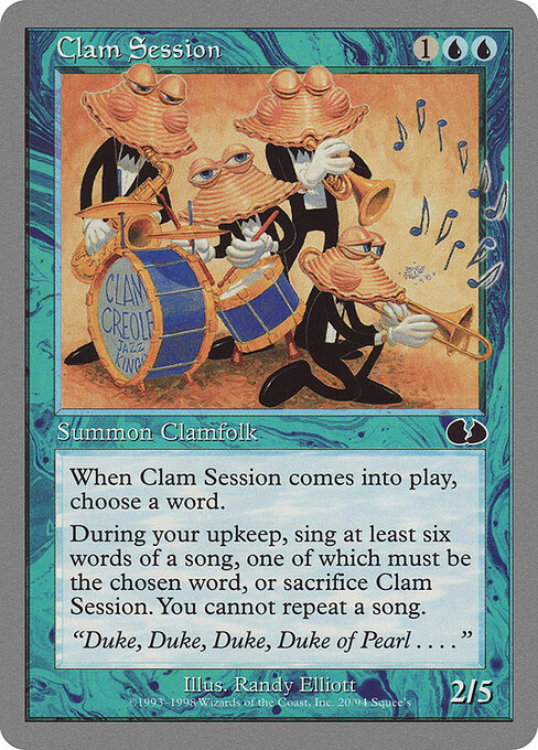 Clam Session — Unglued 20