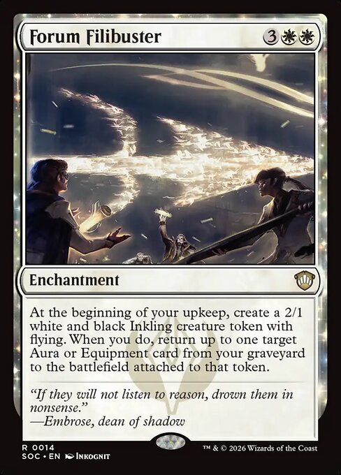 Forum Filibuster — Secrets of Strixhaven Commander 14