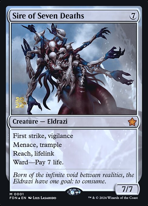 Sire of Seven Deaths — Foundations Promos 1s