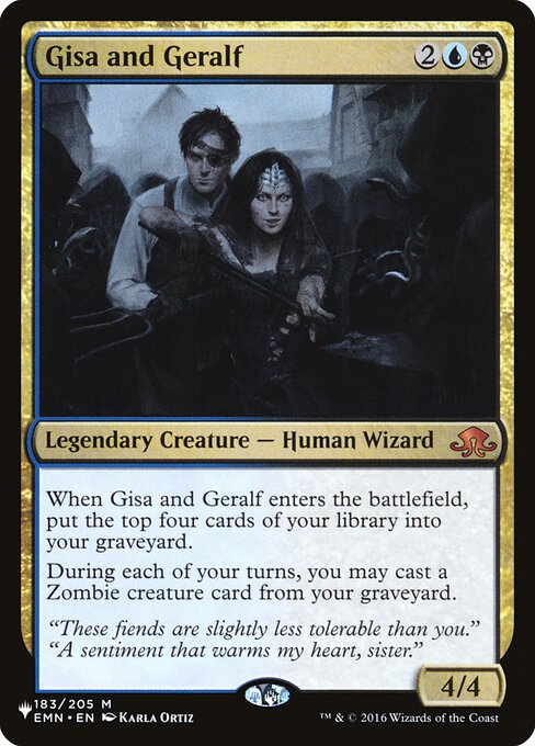 Gisa e Geralf — The List EMN-183