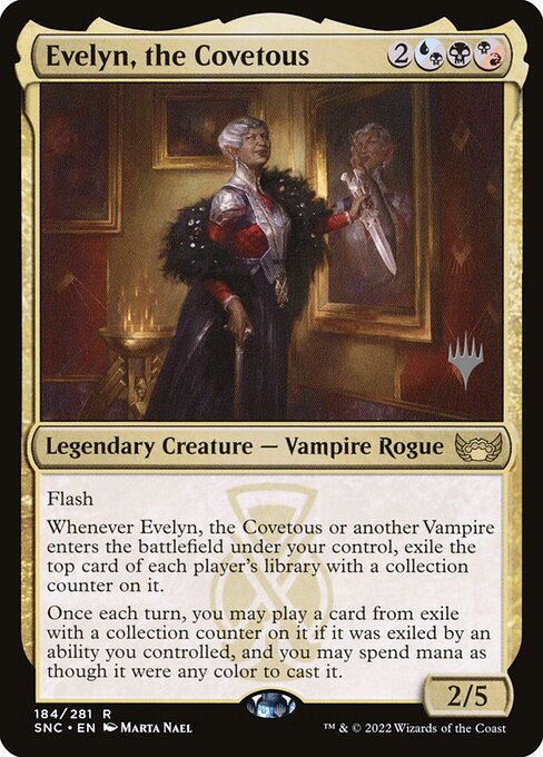Evelyn, a Cobiçosa — Streets of New Capenna Promos 184p