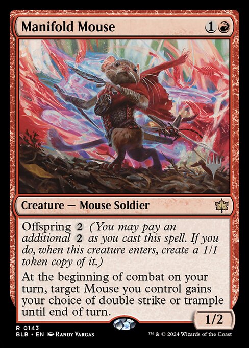 Manifold Mouse — Bloomburrow Promos 143p