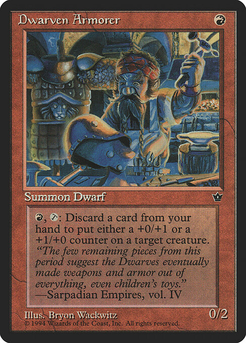 Dwarven Armorer — Fallen Empires 50