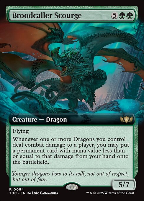 Broodcaller Scourge — Tarkir: Dragonstorm Commander 84