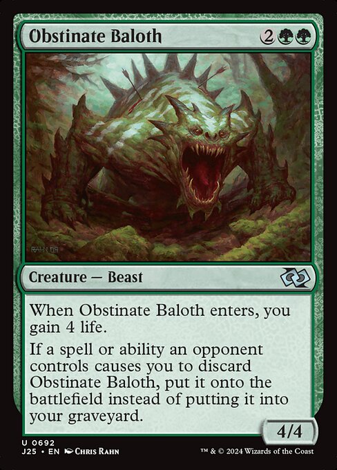 Baloth Obstinado — Foundations Jumpstart 692