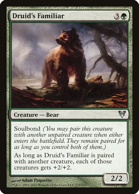 Familiar Druídico — Avacyn Restored 175