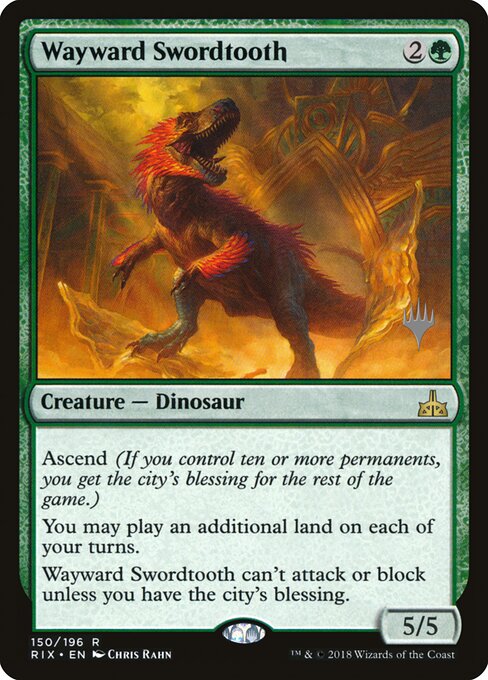 Gladiodonte Descontrolado — Rivals of Ixalan Promos 150p