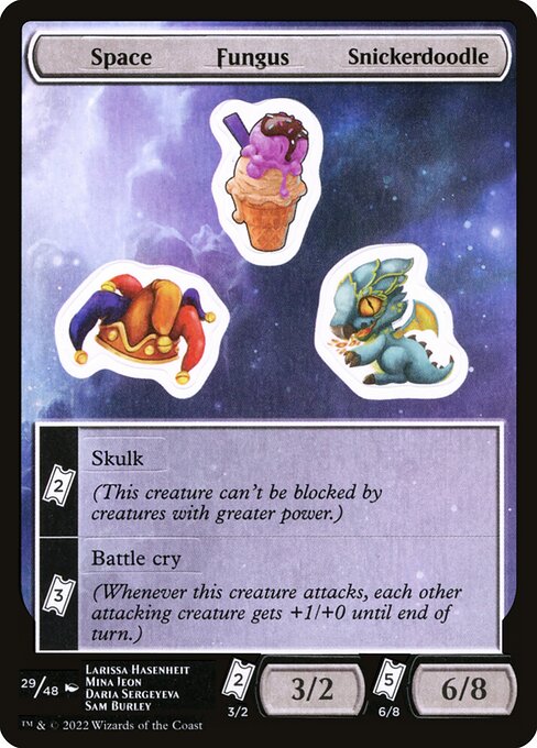 Space Fungus Snickerdoodle — Unfinity Sticker Sheets 29