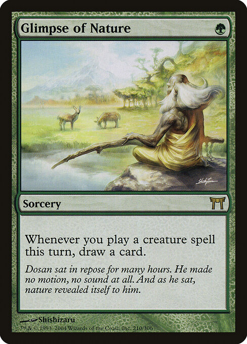 Relance da Natureza — Champions of Kamigawa 210