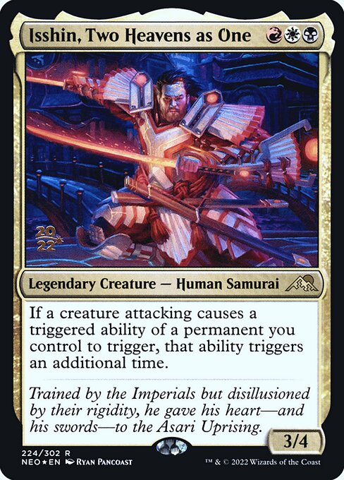Isshin, Dois Céus em Um — Kamigawa: Neon Dynasty Promos 224s
