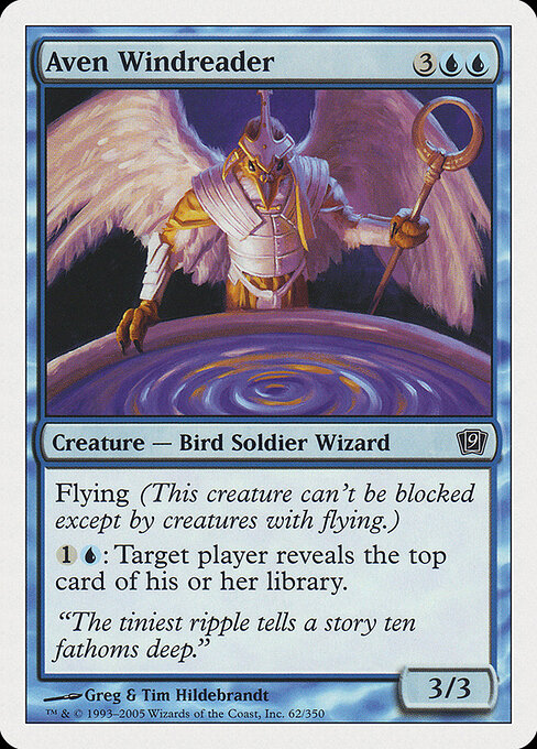 Leitor dos Ventos Aviano — Ninth Edition 62