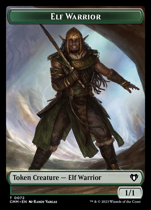 Elf Warrior — Commander Masters Tokens 72