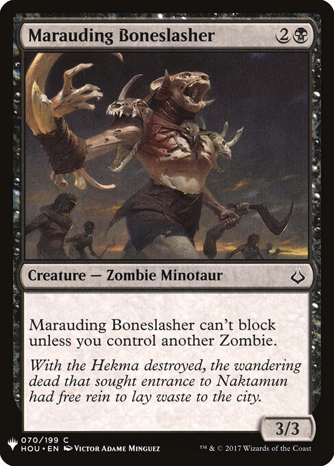 Talha-ossos Saqueador — The List HOU-70