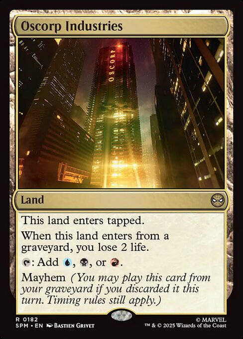 Oscorp Industries — Marvel's Spider-Man 182