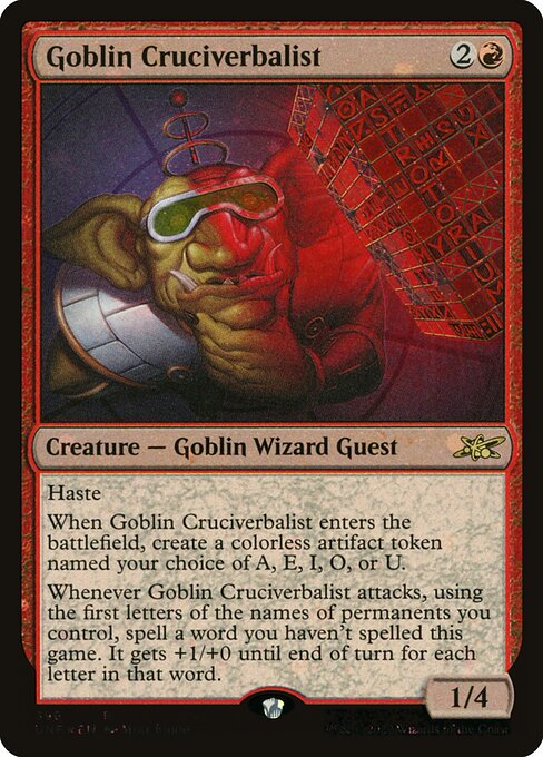 Goblin Cruciverbalist — Unfinity 396