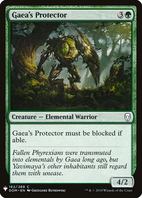Protetor de Gaia — The List DOM-162