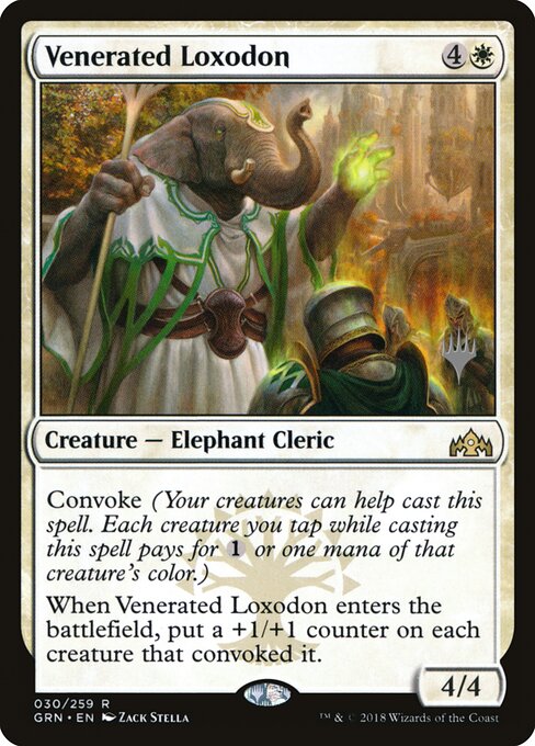 Loxodonte Venerado — Guilds of Ravnica Promos 30p