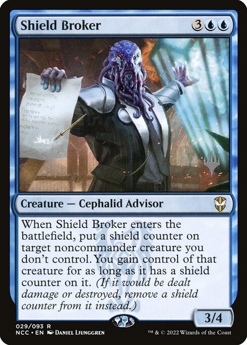 Mediador do Escudo — New Capenna Commander Promos 29p