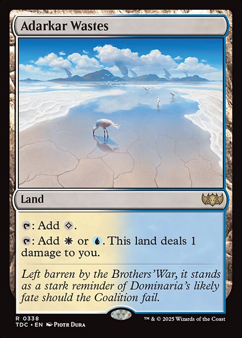 Regiões Agrestes de Adarkar — Tarkir: Dragonstorm Commander 338