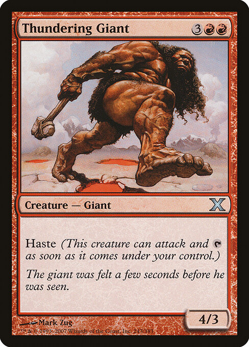 Gigante Trovejante — Tenth Edition 243
