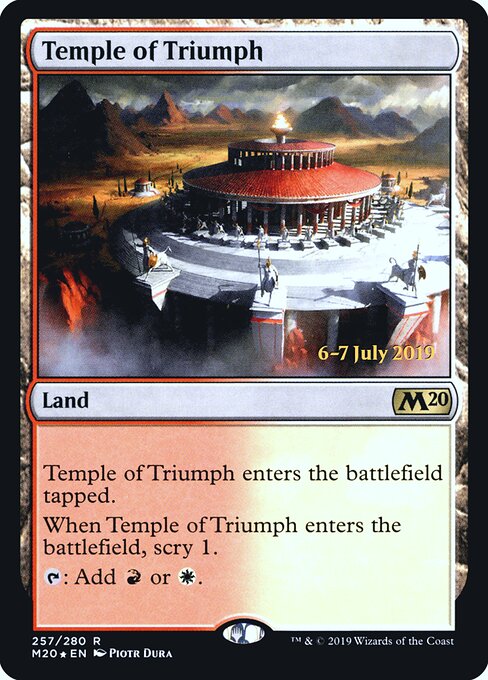 Templo do Triunfo — Core Set 2020 Promos 257s