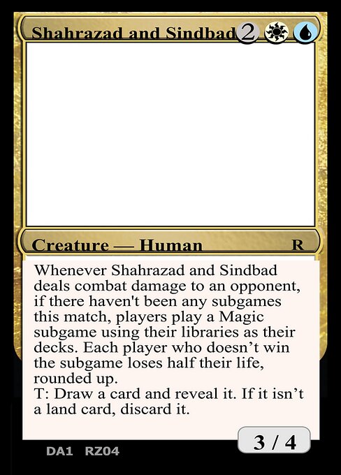 Shahrazad and Sindbad — Unknown Event RZ04g