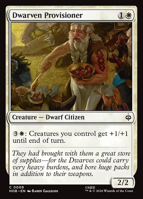 Dwarven Provisioner — The Hobbit 9