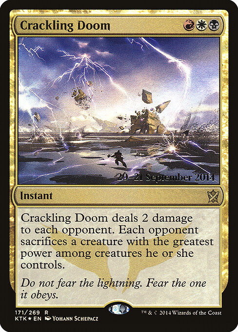 Fim Crepitante — Khans of Tarkir Promos 171s