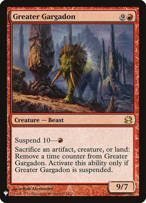 Gargadonte Maior — The List MMA-117