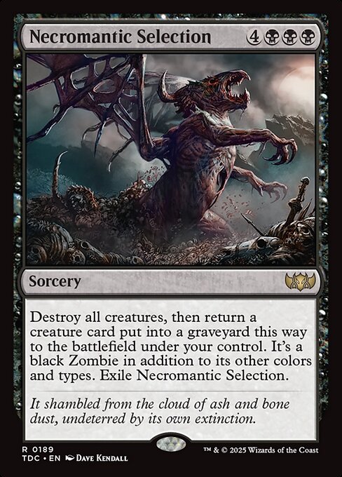 Seleção Necromântica — Tarkir: Dragonstorm Commander 189