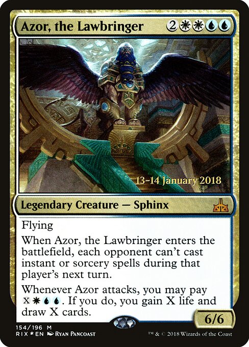 Azor, o Legislador — Rivals of Ixalan Promos 154s