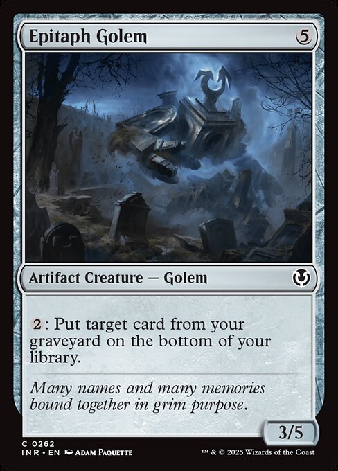 Golem do Epitáfio — Innistrad Remastered 262