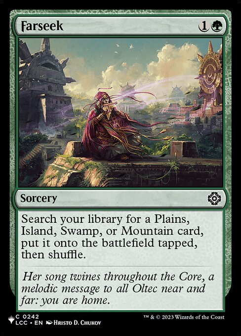 Busca Longínqua — The List LCC-242