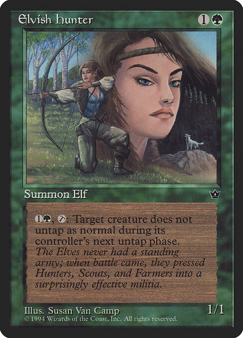 Elvish Hunter — Fallen Empires 67c