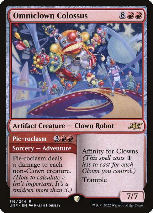 Omniclown Colossus // Pie-roclasm — Unfinity 116