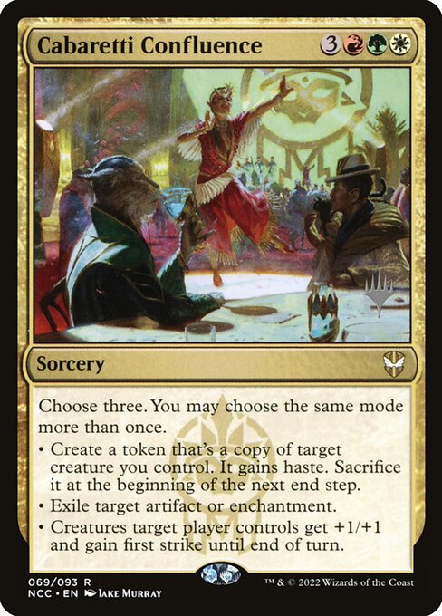 Confluência dos Cabaretti — New Capenna Commander Promos 69p