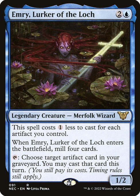 Emry, Espreitadora do Lago — Neon Dynasty Commander 91