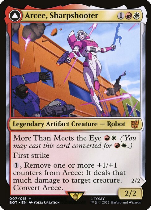 Arcee, Sharpshooter — Transformers 7