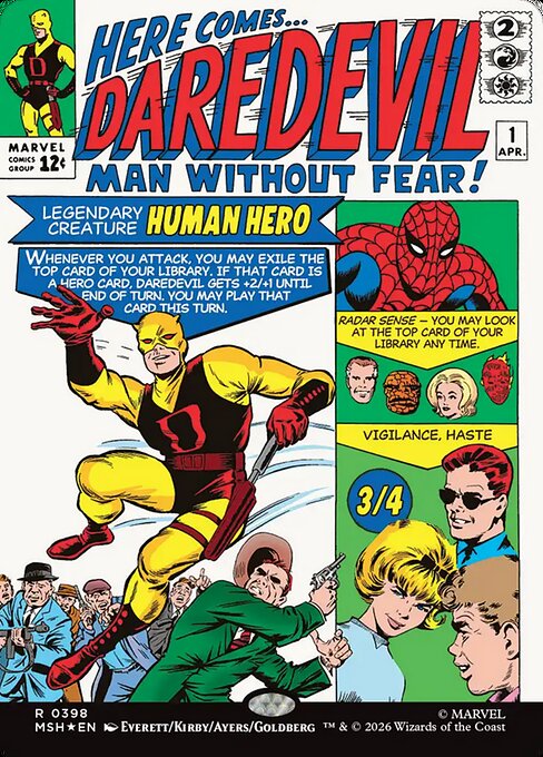 Daredevil, Man Without Fear — Marvel Super Heroes 398