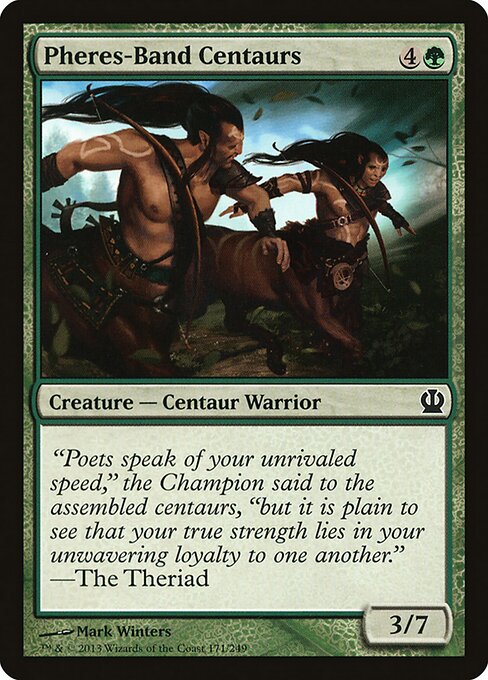 Centauros do Bando Feres — Theros 171